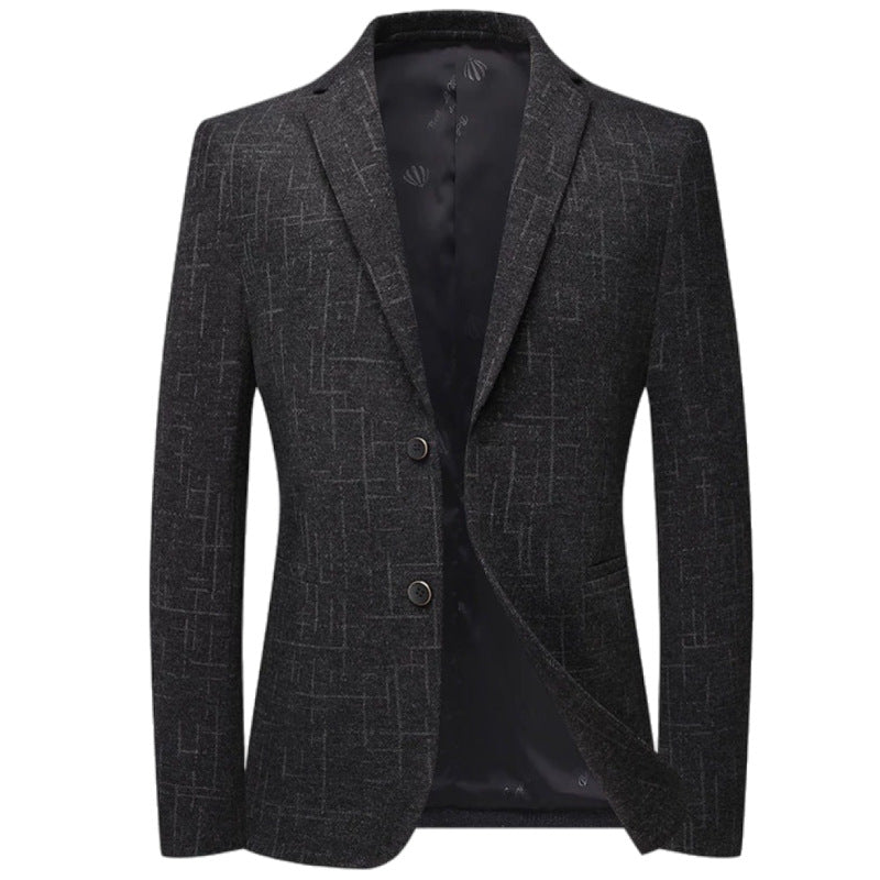Men's modern tailored blazer with geometric pattern Mune Fashion