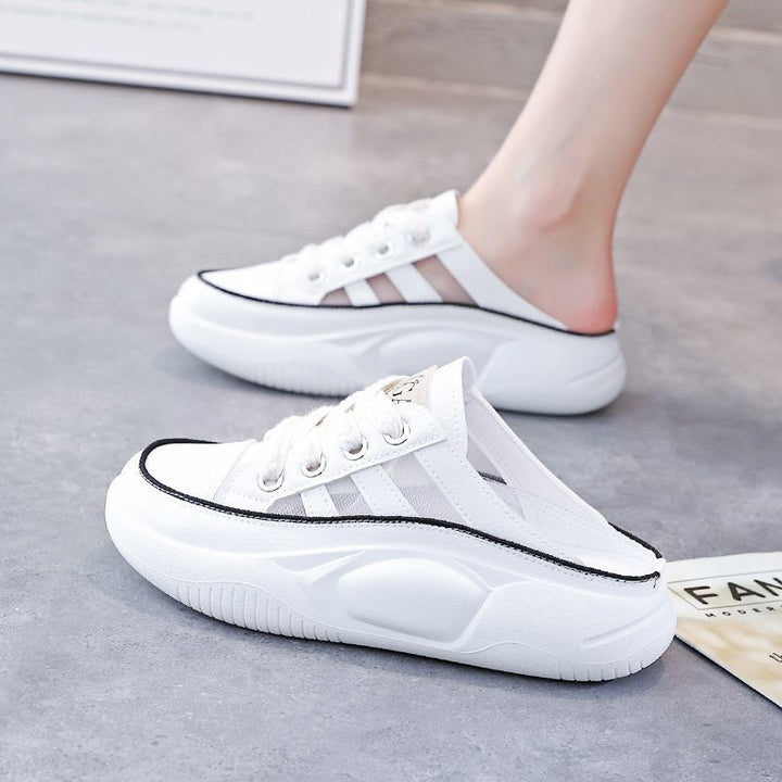 Women’s Sporty Slip-On Sneakers with Breathable Design and Padded Sole Mune Fashion