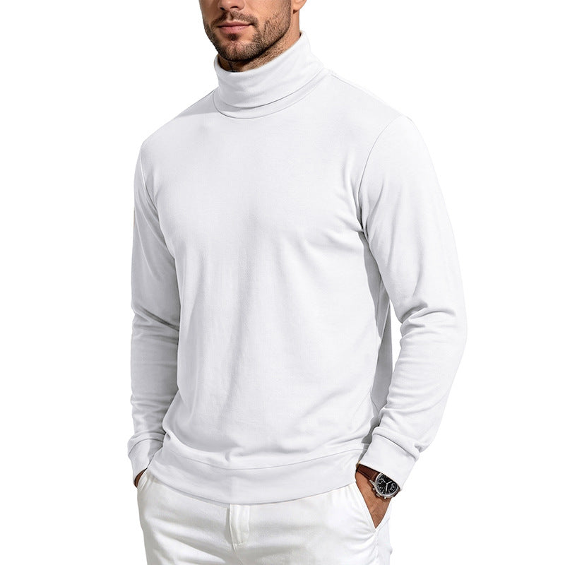 Men's fine knit roll neck sweater with a slim silhouette and elastic cuffs Mune Fashion