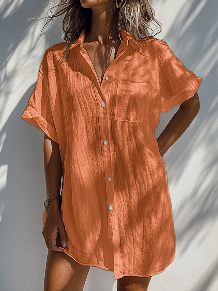 Ladies light and airy short-sleeve blouse Mune Fashion