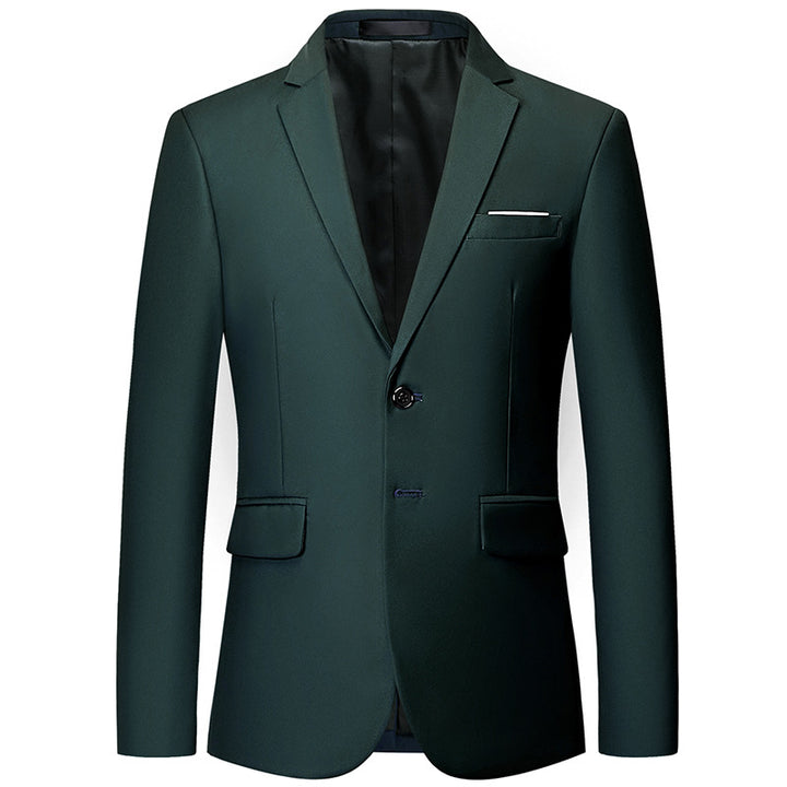 Men's slim-fit blazer with narrow silhouette, stretch content, and flap pockets Mune Fashion