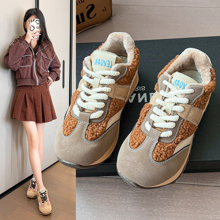 Women's sneakers with cozy lining and sporty design Mune Fashion