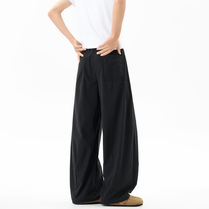 Women's Extra Wide Palazzo Pants in Oversized Baggy Cut with Elastic Waistband & Drawstring Mune Fashion