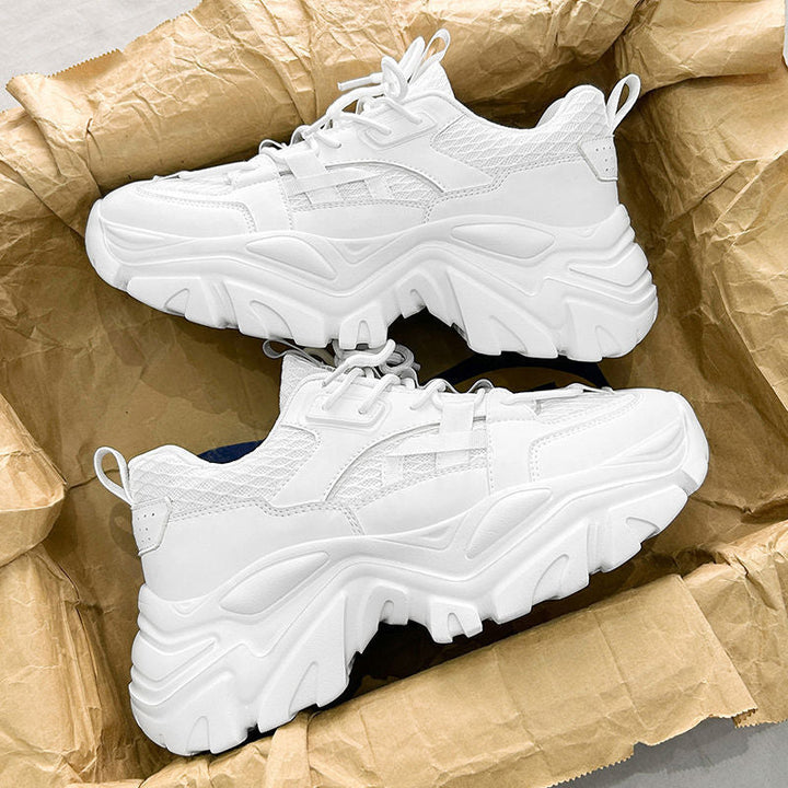 Ladies sporty sneakers with non-slip sole and breathable mesh inserts Mune Fashion