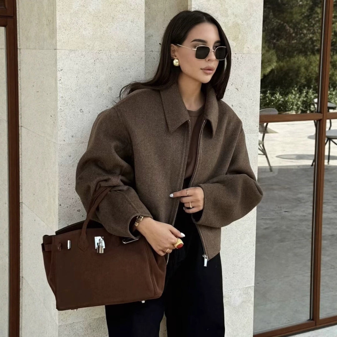 Women Sporty Fleece Jacket Mune Fashion