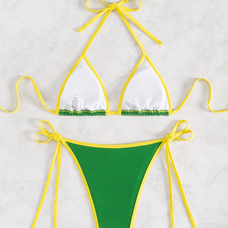 Women's triangle bikini with Brazilian flair Mune Fashion