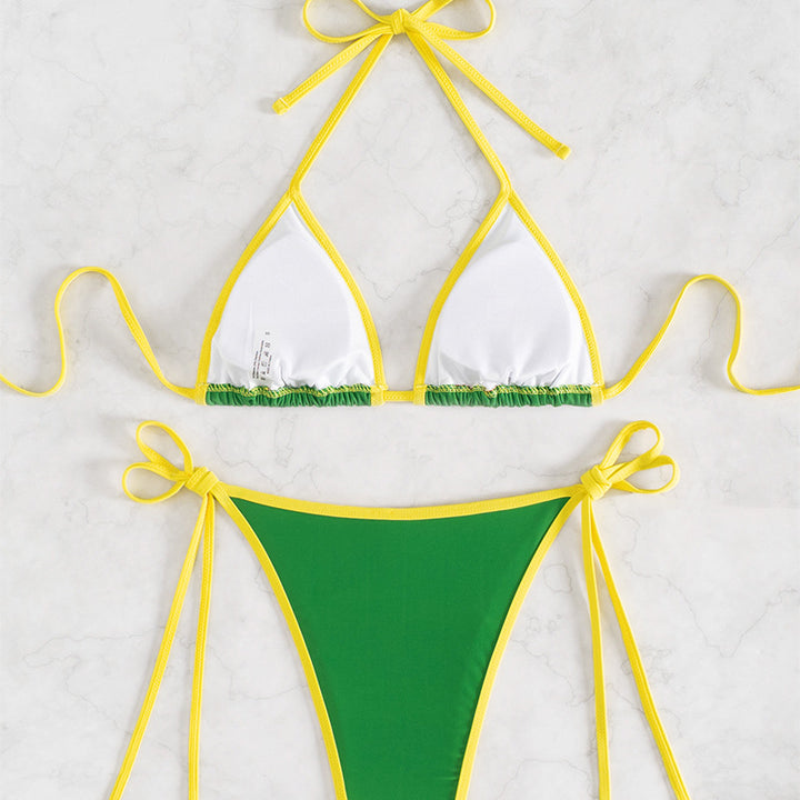 Women's triangle bikini with Brazilian flair Mune Fashion