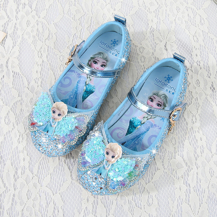 Girls Glittering Princess Ballerinas with Wings Mune Fashion