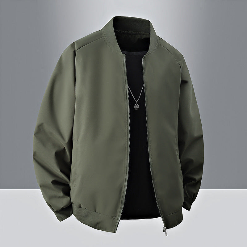 Men's bomber jacket with high collar and practical pockets Mune Fashion