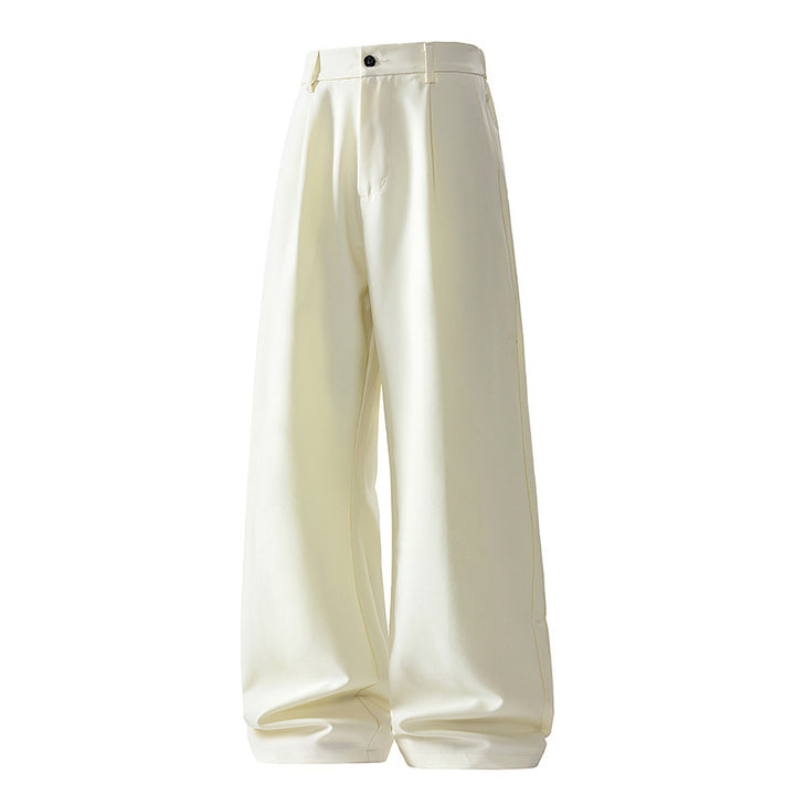 Women's Fashionable and Wide-Cut Suit Pants