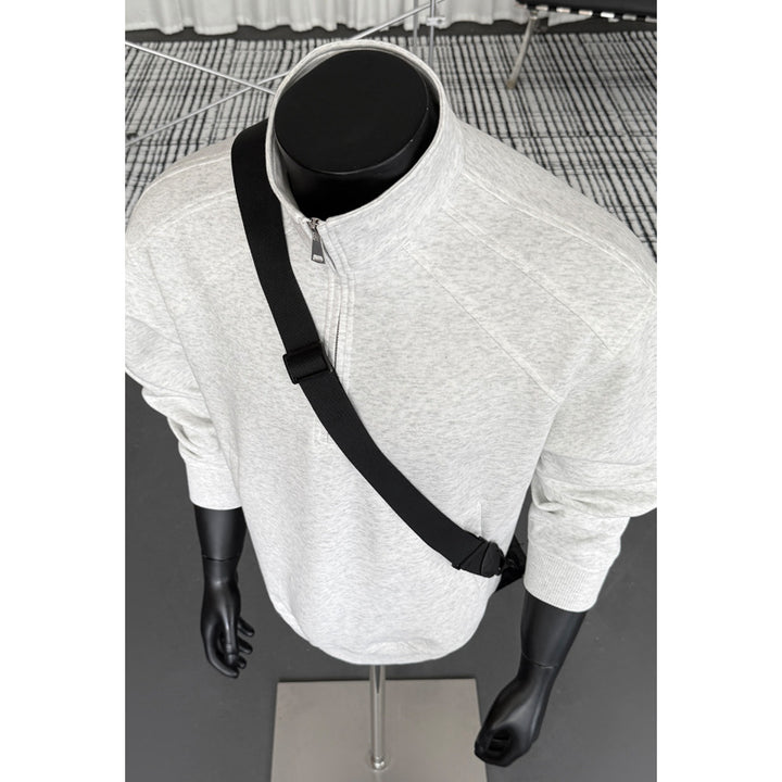 Men's Sporty Zip Sweatshirt with Modern Cut Mune Fashion