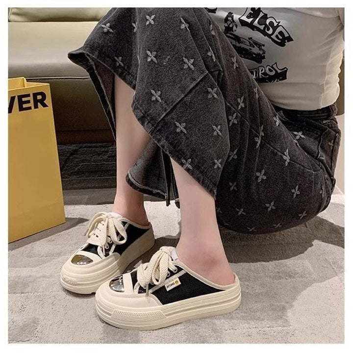 Women's trendy Slip-On Sneakers with cushioned sole and airy mesh surface Mune Fashion