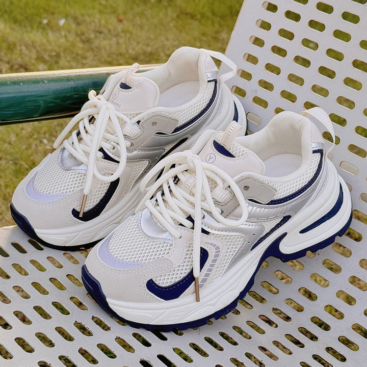 Women's Comfortable Sports Sneakers with Breathable Mesh Surface and Cushioning Sole Mune Fashion