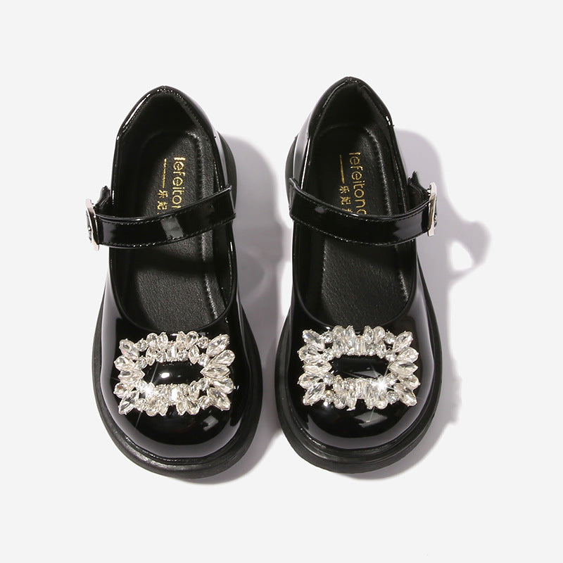Women's ballerinas with fashionable rhinestone embellishment Mune Fashion