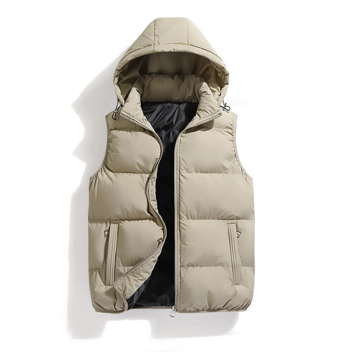 Women Light and heat-insulated padded vest with hood Mune Fashion