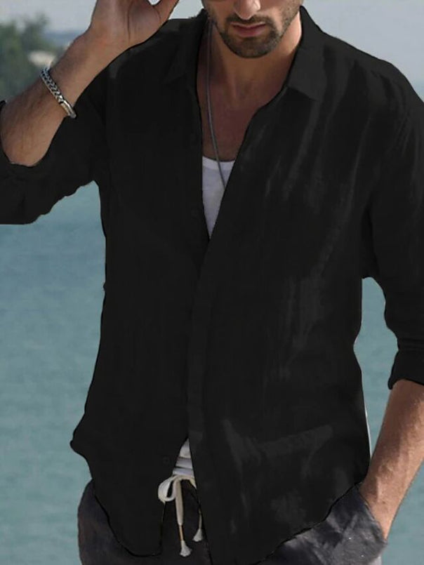 Men's casual linen shirt Mune Fashion