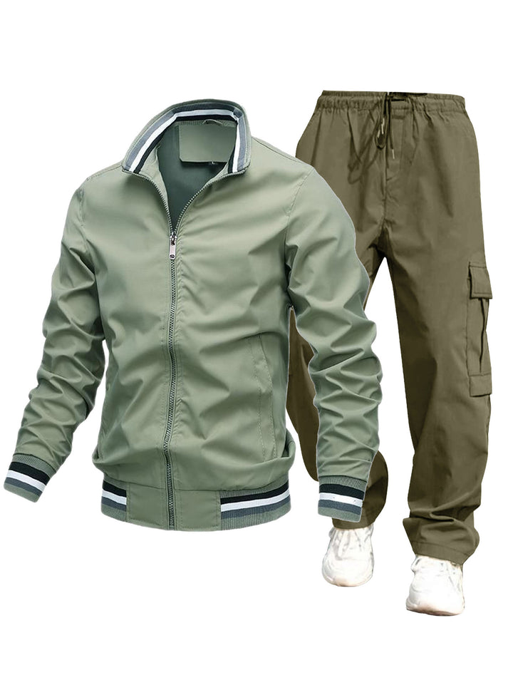 Men's Sports Jacket and Cargo Pants Mune Fashion