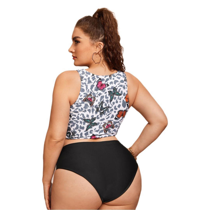 Women’s Crop Bikini Top with Trendy Tie Design Mune Fashion