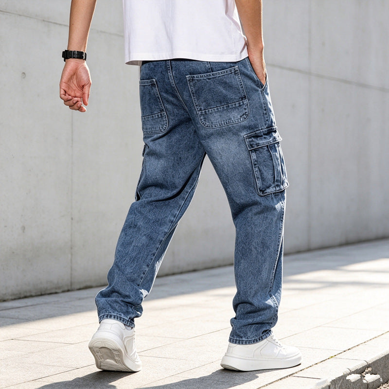 Men's Utility Cargo Jeans Mune Fashion