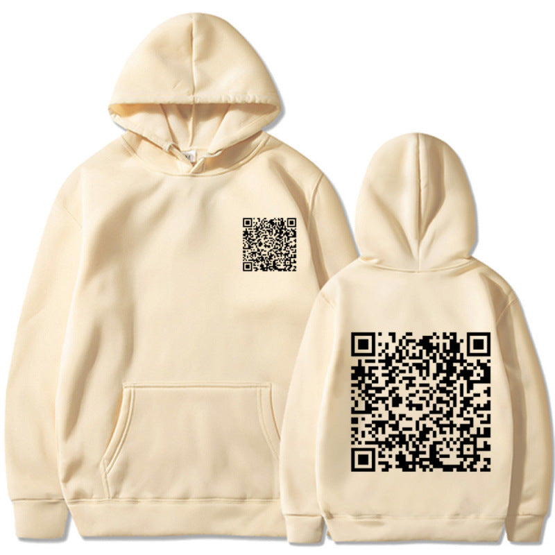 Women's Sporty Hoodie with QR Code Mune Fashion