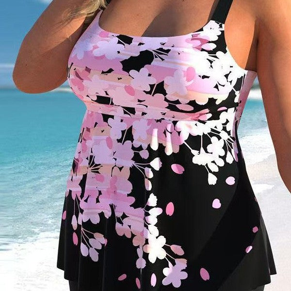 Women’s swim set with floral top and shorts Mune Fashion
