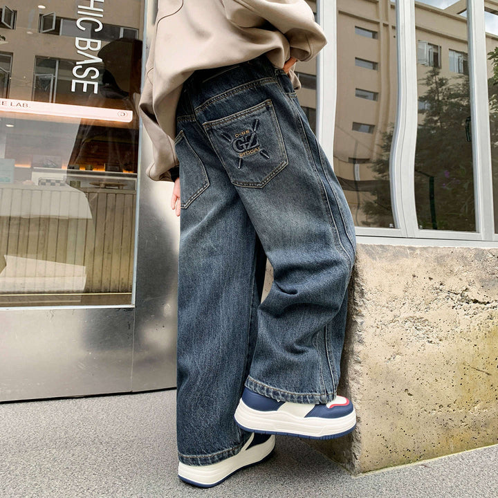 Unisex loose fit cargo jeans in streetwear style Mune Fashion