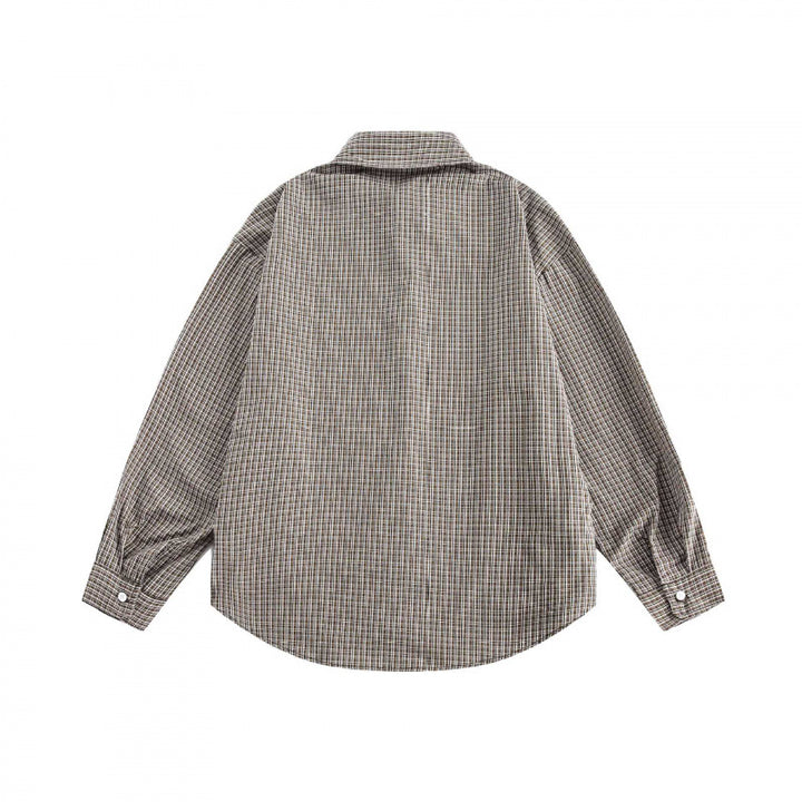 [Unisex Oversize Shirt Jacket in Boxy Cut with Chest Pocket Mune Fashion] Mune Fashion