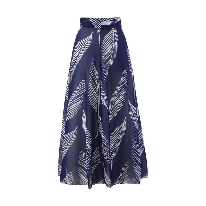 Damen Strandmodus-Set mit luftiger Maxi-Rock und sportlichem Oberteil Echo Archiv