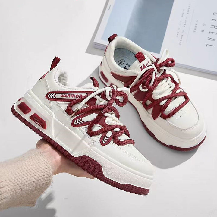 Ladies sporty sneakers with cushioning elements and robust sole Mune Fashion