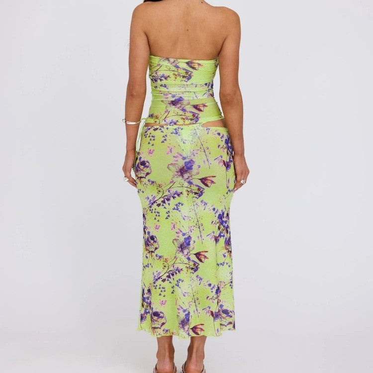 Women's beach dress with adjustable waistband Mune Fashion
