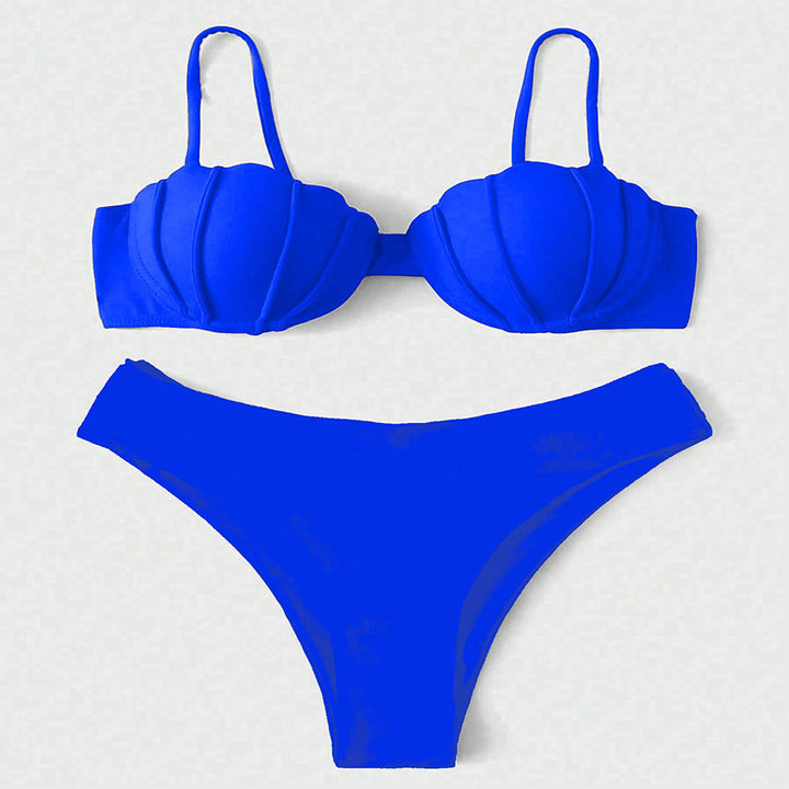 Women's bikini with shell-shaped top and high-cut bottoms Mune Fashion