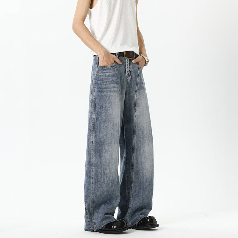 Women Wide Cut Jeans Mune Fashion