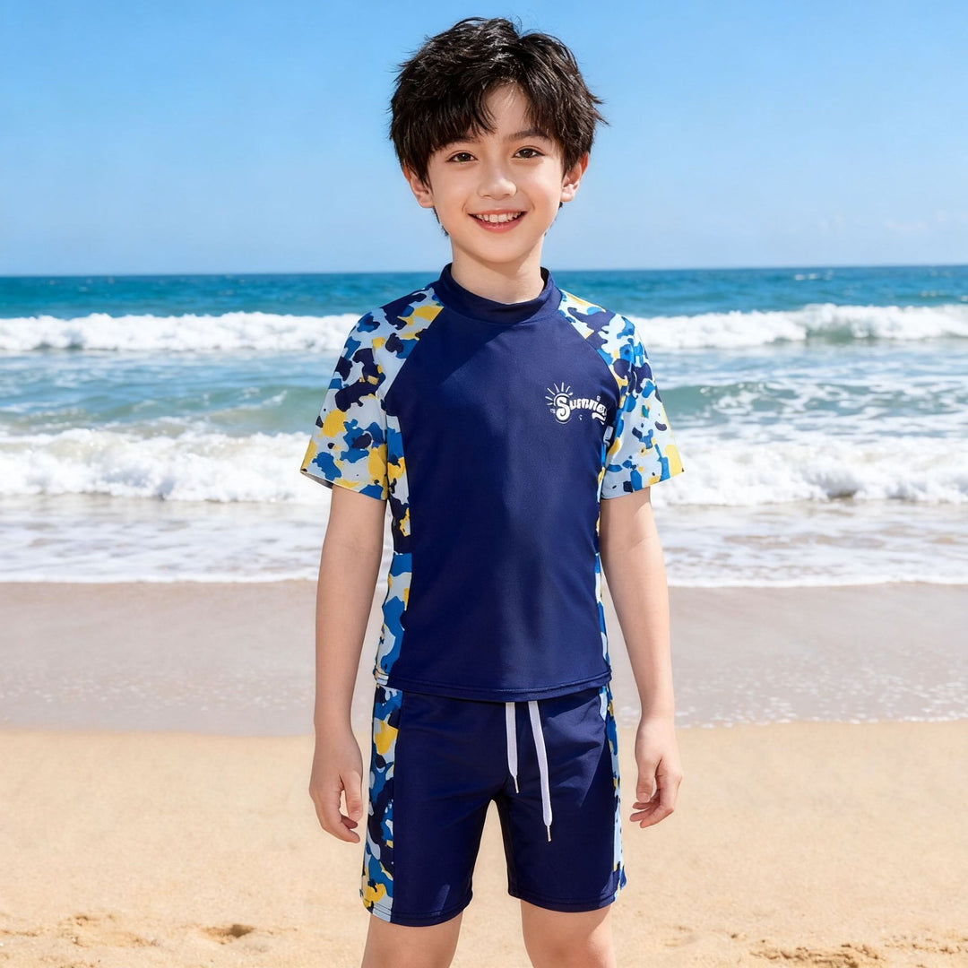 Boys UV Protection Swimsuit Mune Fashion