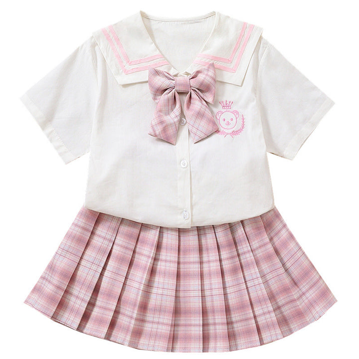 Girls School Uniform Set Mune Fashion