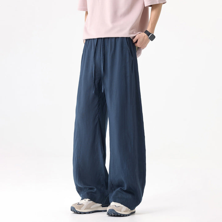 Men's Comfortable and Airy Relaxed Fit Linen Pants Mune Fashion