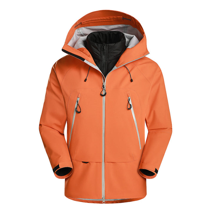Men's waterproof softshell jacket with removable quilted inner jacket Mune Fashion