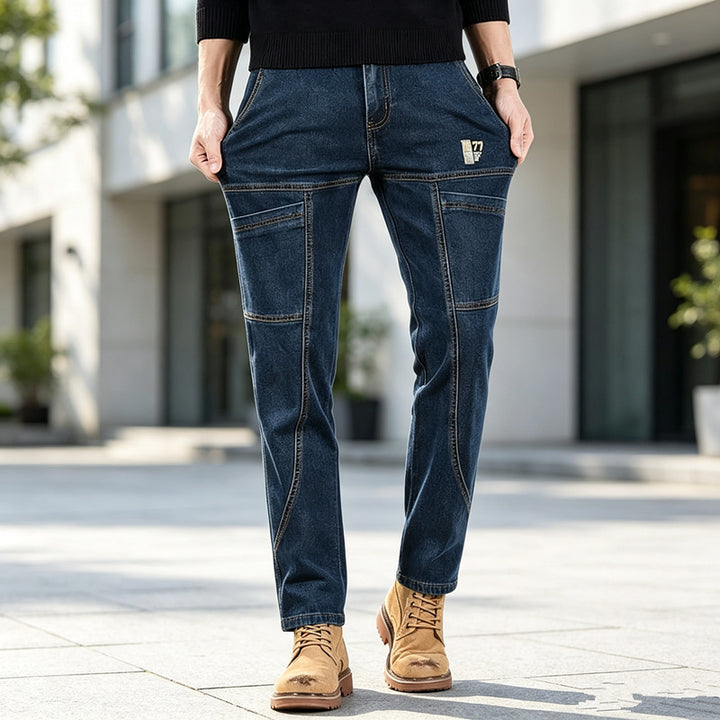 Men's Comfortable and Stylish Workwear Denim Pants Mune Fashion