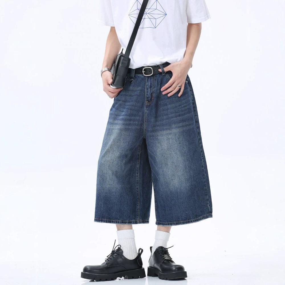 Unisex Fashion Wide Jeans Mune Fashion