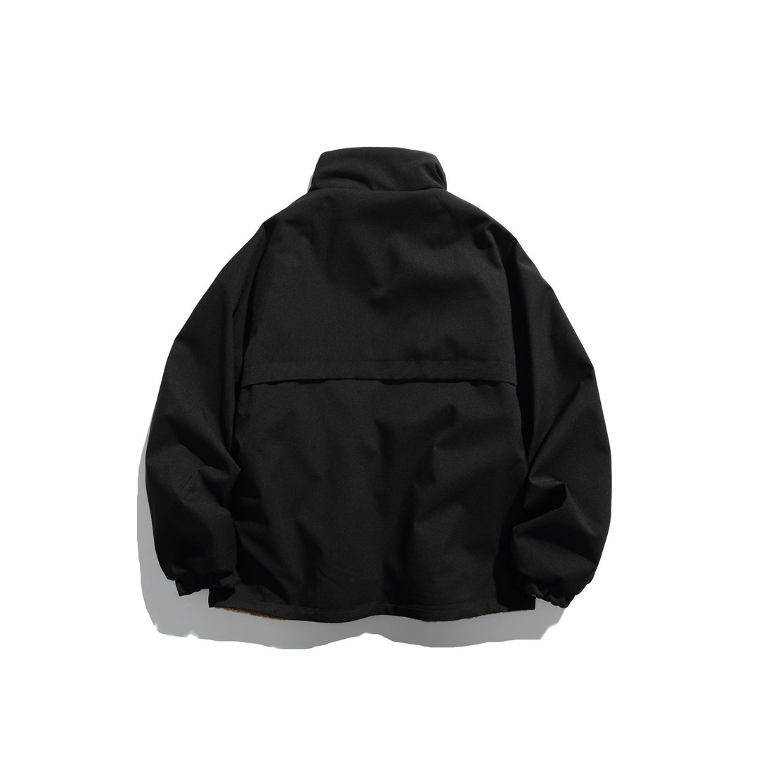 Unisex Technical Softshell Jacket with Fleece Lining and Vertical Chest Zippers Mune Fashion