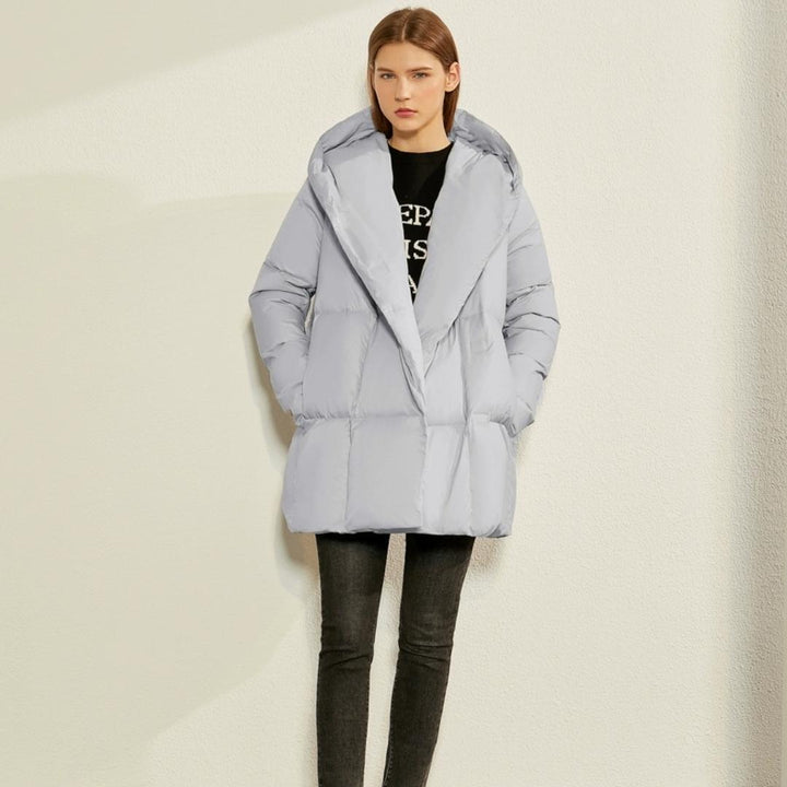 Women Fashionable Oversized Down Jacket Mune Fashion