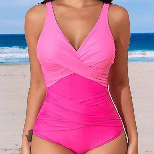 Women's figure-flattering swimsuit with sophisticated wrap look Mune Fashion