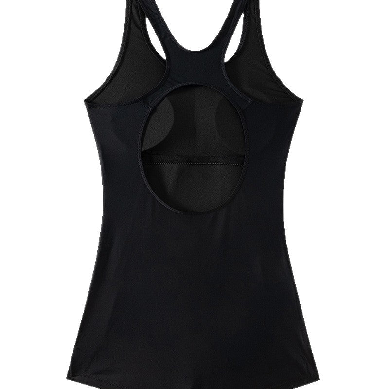 Ladies Sporty Swimsuit with Racerback Mune Fashion