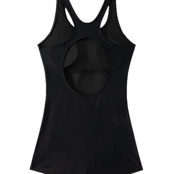 Ladies Sporty Swimsuit with Racerback Mune Fashion