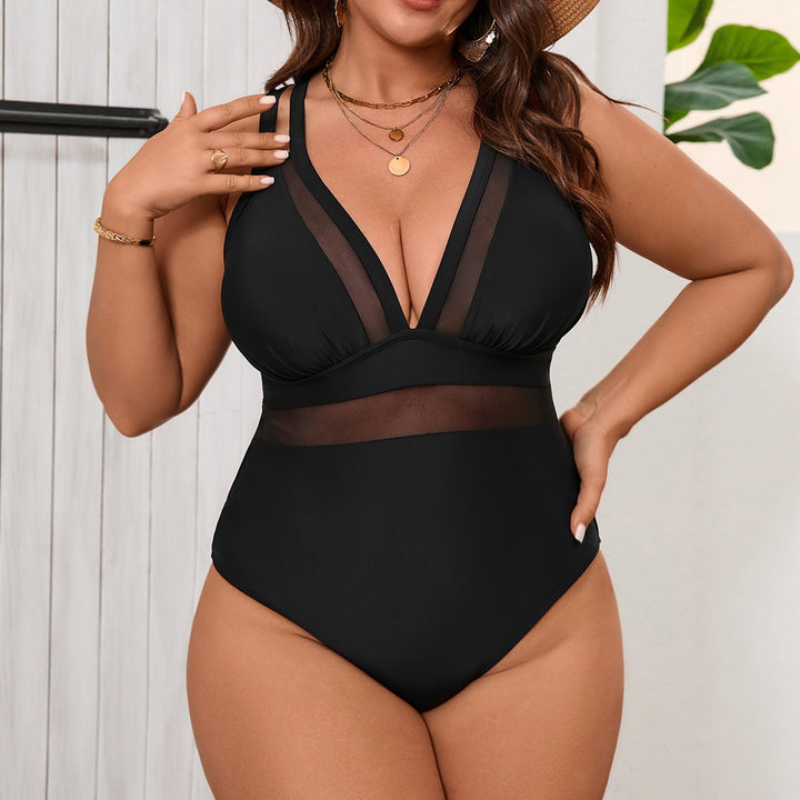Women's One-Piece with Transparent Details Mune Fashion