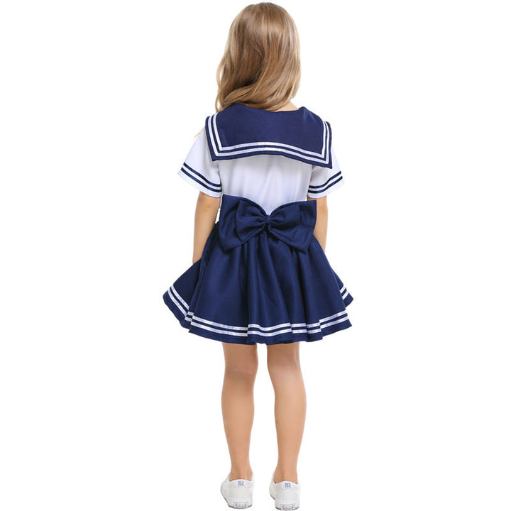 Girl Sailor Outfit with Ruffles and Bows Mune Fashion