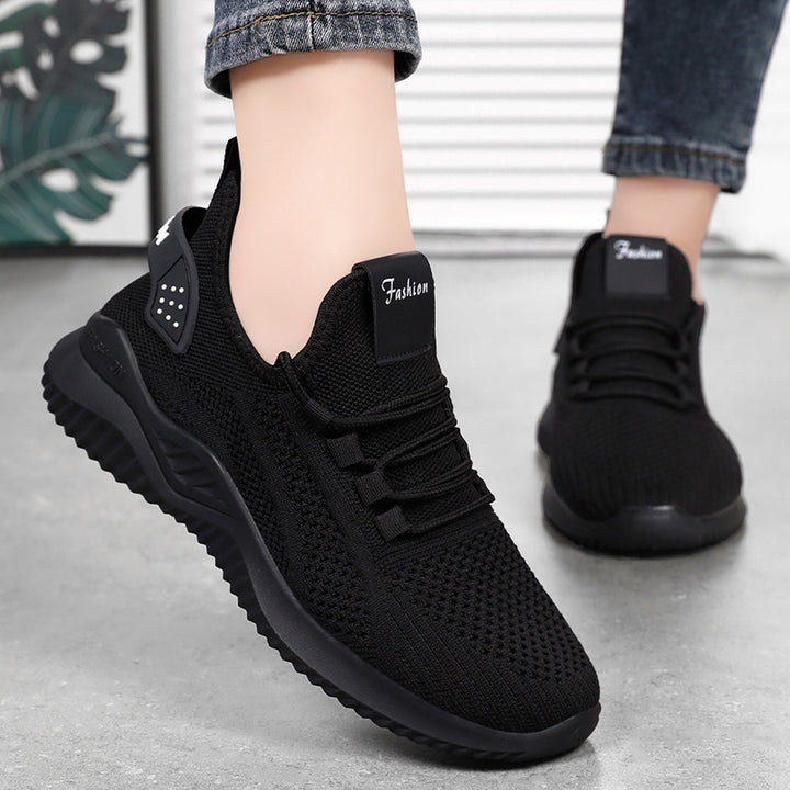 Women's knitted sock sneaker with heel stabilizer, reactive lightweight EVA midsole and elastic quick-lace system Mune Fashion