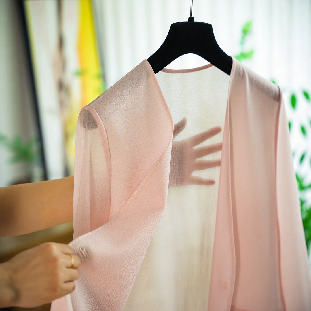 Women's Elegant Blazer with V-Neck Mune Fashion
