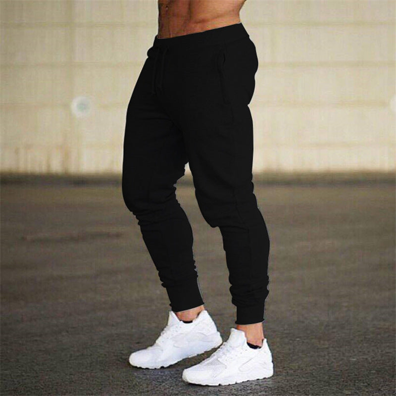 Men's tapered jogging pants cotton blend with cuffs and drawstring Mune Fashion