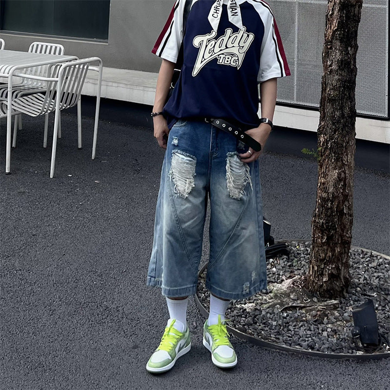 Men's Trendy Wide Leg Jeans Mune Fashion
