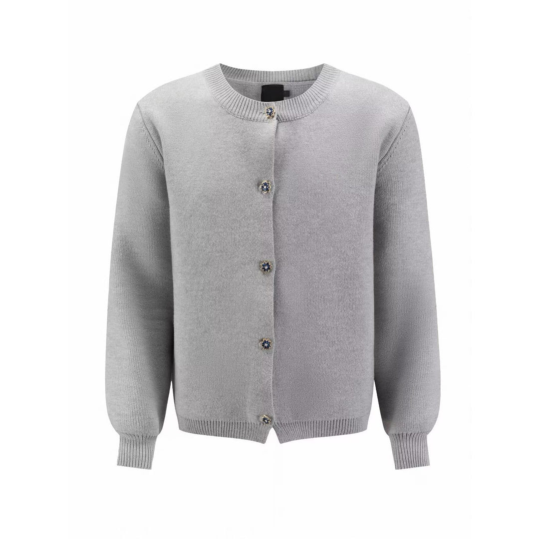 Men's Fashionable Knit Cardigan with Button Placket Mune Fashion 1787964670